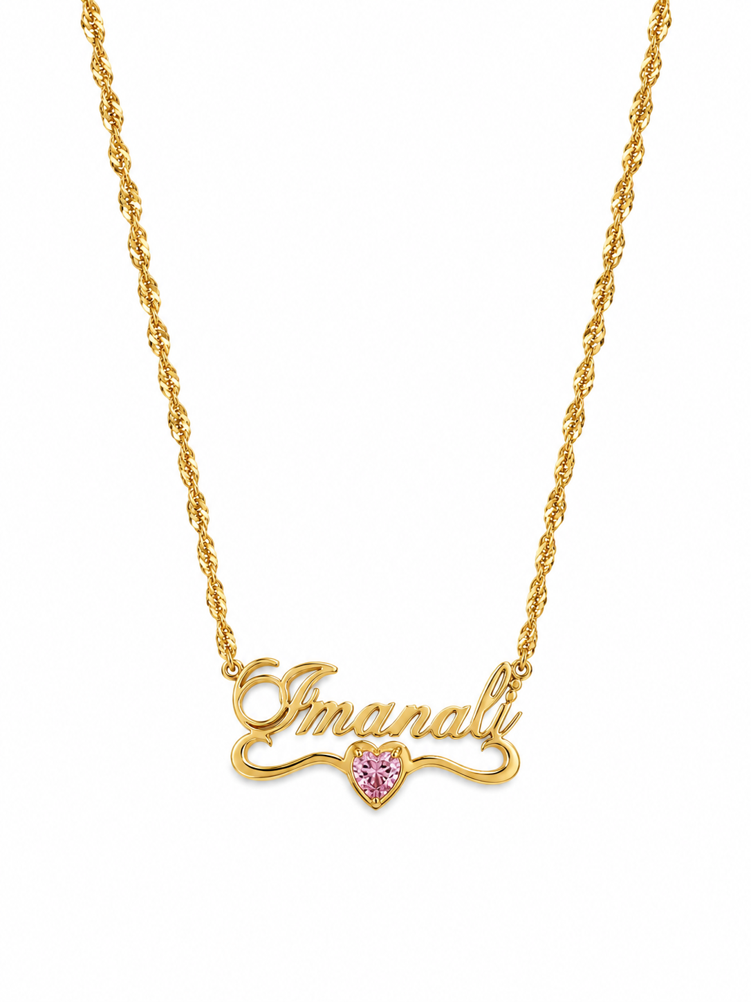 Sweetheart Birthstone Necklace