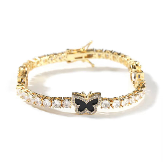 Noir Flutter Bracelet