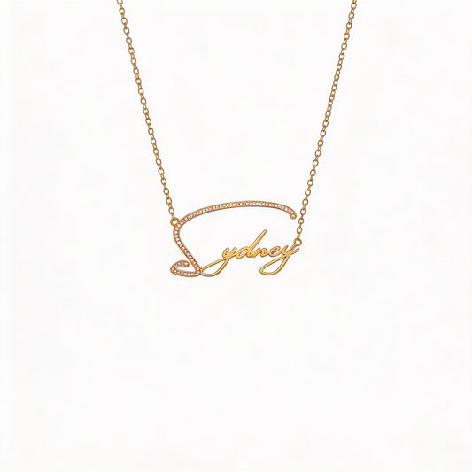 Adorned Timeless Nameplate Necklace