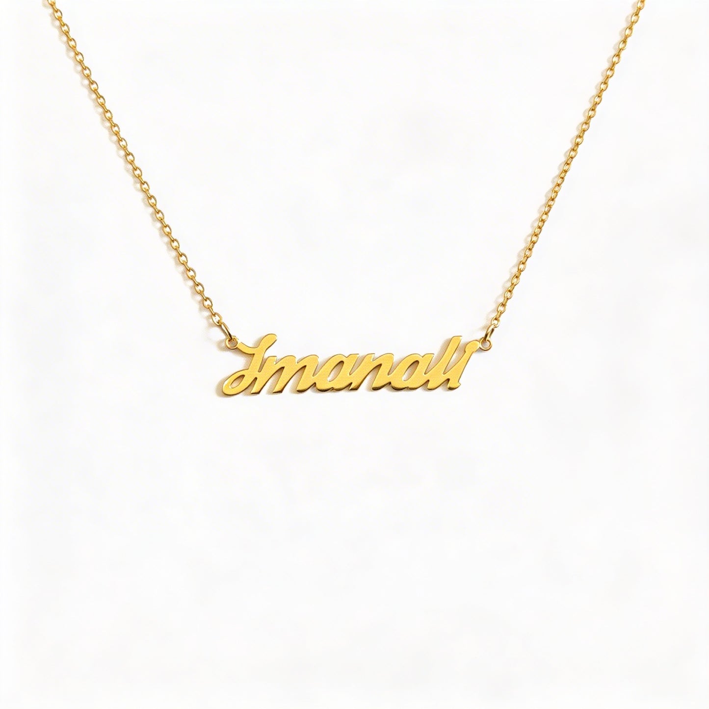 Adorned Signature Name Necklace [leave font number in box]