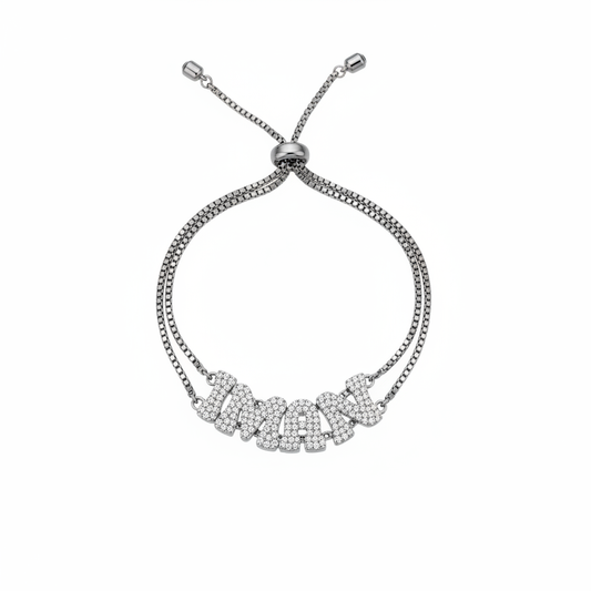 Pavé adjustable bracelet