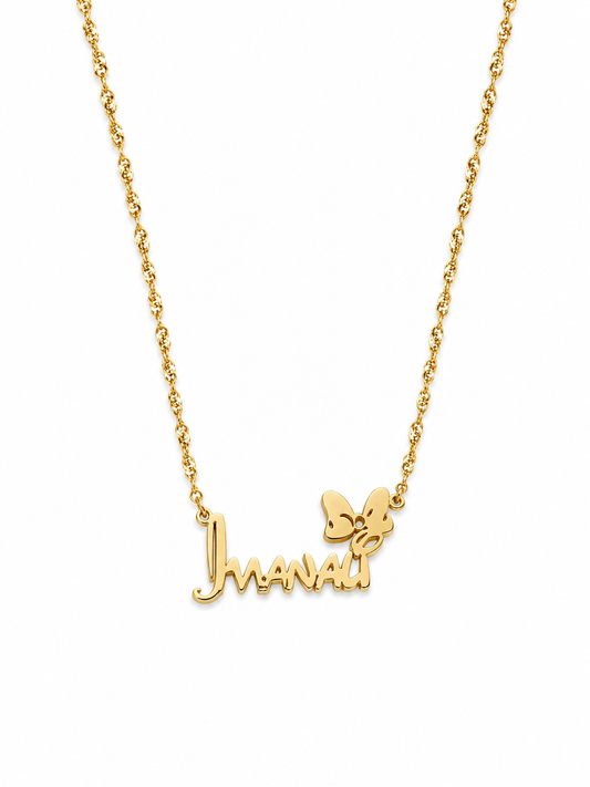 Bow Kisses Nameplate